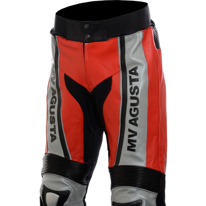 MV Agusta Classic Leather Biker Trouser Pant