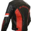 MV Agusta Corse Red & Black leather Biker Jacket