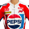 Kevin Shwantz Pepsi SUZUKI Sports Racing Replica Leather Motorcycle Jacket