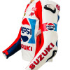 Kevin Shwantz Pepsi SUZUKI Sports Racing Replica Leather Motorcycle Jacket