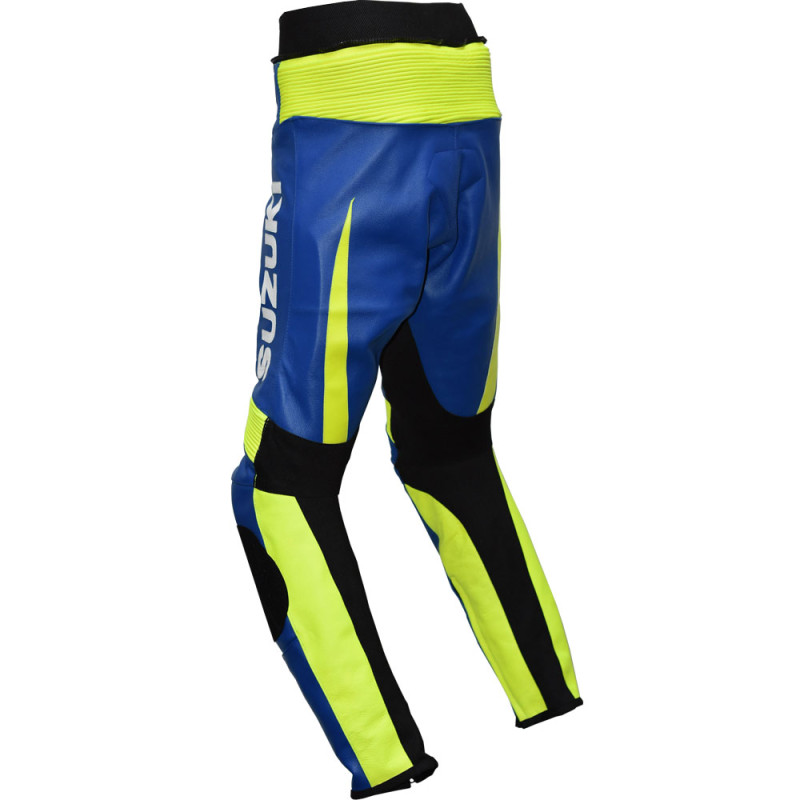 ECSTAR MotoGP Suzuki Sports Racing Replica Leather Motorcycle Trouser