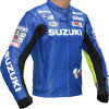 SUZUKI ECSTAR Blue MotoGP Race Replica Leather Motorcycle Suit
