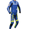 SUZUKI ECSTAR Blue MotoGP Race Replica Leather Motorcycle Suit
