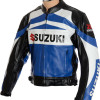 Suzuki GSXR Classic Leather Motorcycle Jacket 