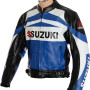 Suzuki GSXR Classic Leather Motorcycle Jacket 