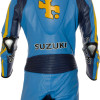 SUZUKI Livery Replica Rizla Blue Motorcycle Leather Biker Suit