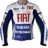 Rossi 46 MotoGP Fiat Yamaha Petronas R125 R1 Biker Leather Jacket