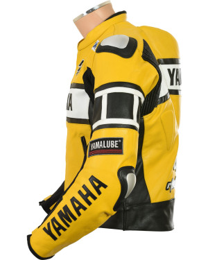 Yamaha Speedblock Special 60th Anniversary Rossi 46 Leather Biker Jacket