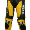 Yamaha Yellow Black Biker Leather Trouser