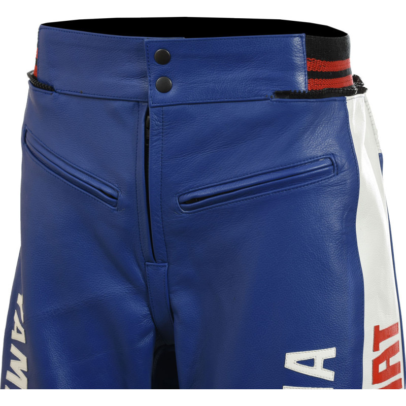 Fiat Yamaha Leather Motorcycle Trouser Pant