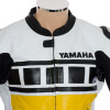 Kenny Roberts Laguna Seca Rep Yellow Yamaha Leather Motorcycle Jacket