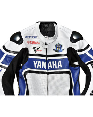 Yamaha WGP Special Anniversary Edition Blue & White One Piece Race Leathers