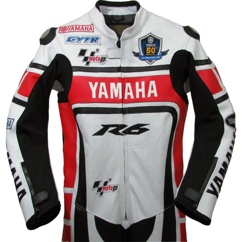 WGP Yamaha R6 50th Anniversary Motorcycle One Piece Suit