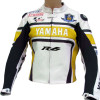 WGP Yamaha R6 50th Yellow Leather Biker Jacket