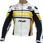 WGP Yamaha R6 50th Yellow Leather Biker Jacket