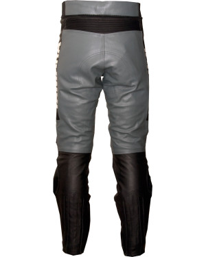 Yamaha Grey Leather Motorcycle Trouser Pant