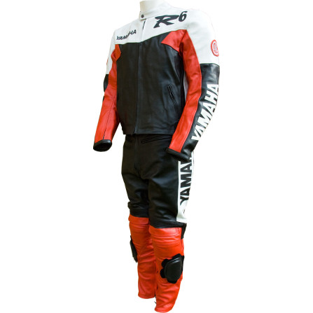 Yamaha R6 Retro Red Motorbike Leather Suit