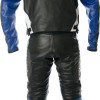 Yamaha BLUE Classic Street Biker Leather Suit