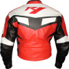 Yamaha R1 Red Classic Leather Biker Jacket