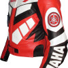 Yamaha R1 Red Classic Leather Biker Jacket
