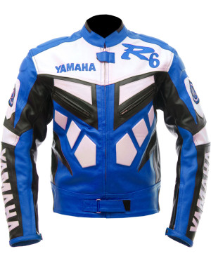 Yamaha YZF R6 Classic Leather Motorcycle Jacket