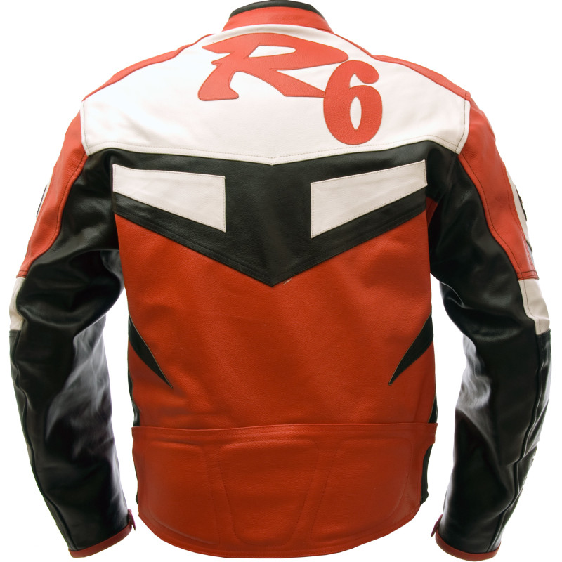 Yamaha YZF R6 Classic Leather Motorcycle Jacket