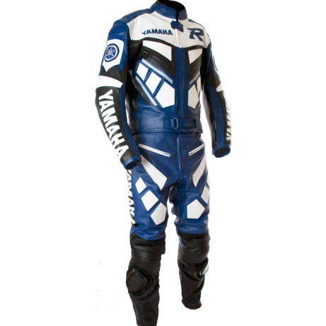 Yamaha Street Biker Leather Motorcycle 2Pc Suit