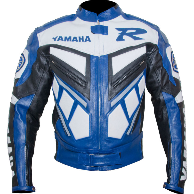 Yamaha Street Biker Leather Motorcycle 2Pc Suit