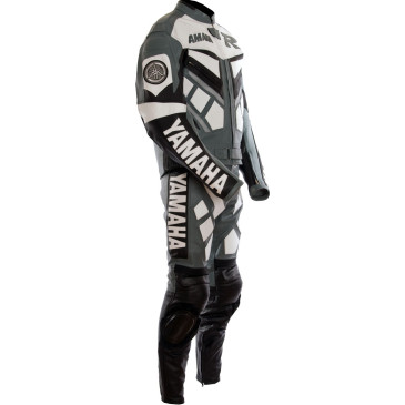 Classic Yamaha Moto Sports Leather Biker Suit - 3 Colours