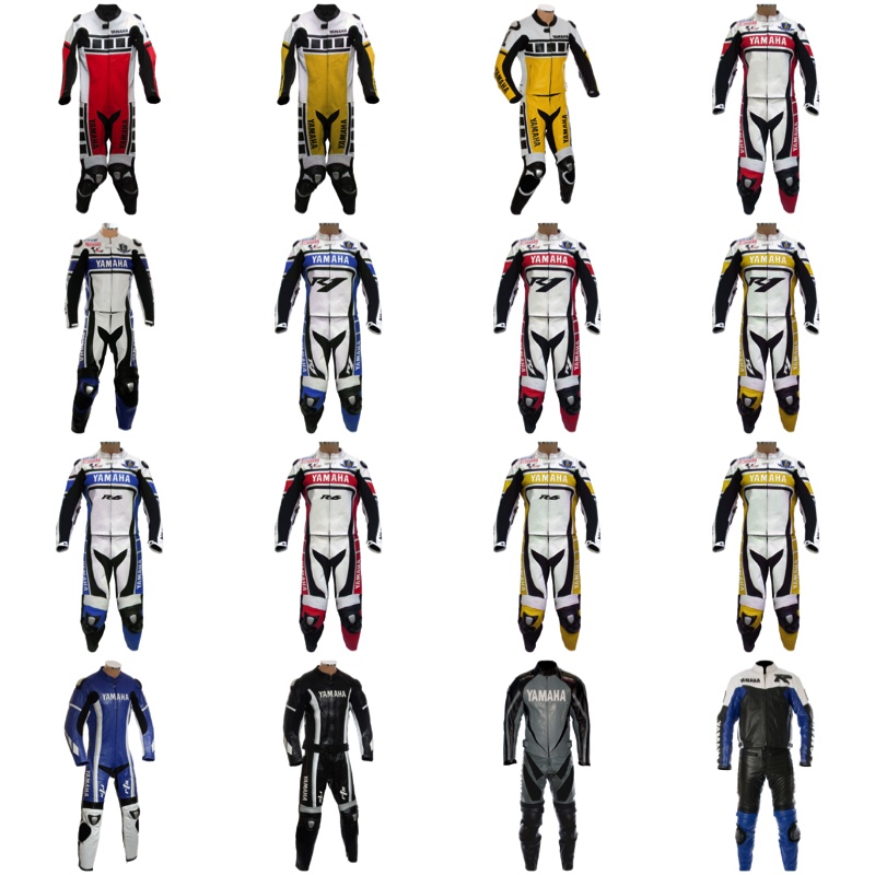 Custom Made YAMA Leather Motorcycle Suit Set 1