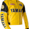 Yamaha Classic Yellow Leather Motorcycle Suit